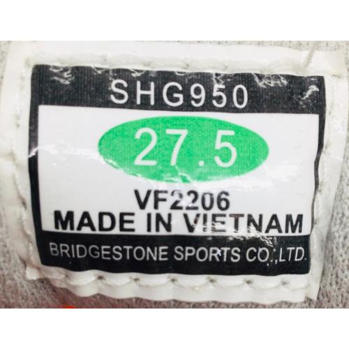 BRIDGESTONE (ブリヂストン) ゴルフシューズ SHG950 メンズ SIZE 27.5cm ホワイト×ネイビー