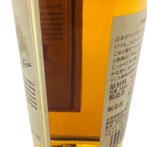 ニッカ 竹鶴ピュアモルト 17年 180ml ジャパニーズウィスキー