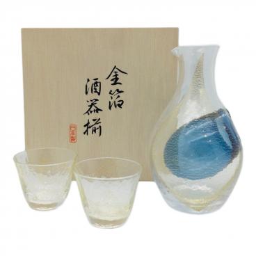 黒川 昭男作 江戸切子 ぐい呑み 未使用品 黒川 昭男『江戸切子 ぐい呑