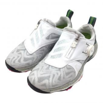 adidas (アディダス) ゴルフシューズ IG8751 コードカオス 25 BOA レディース SIZE 22.5cm ホワイト×グリーン