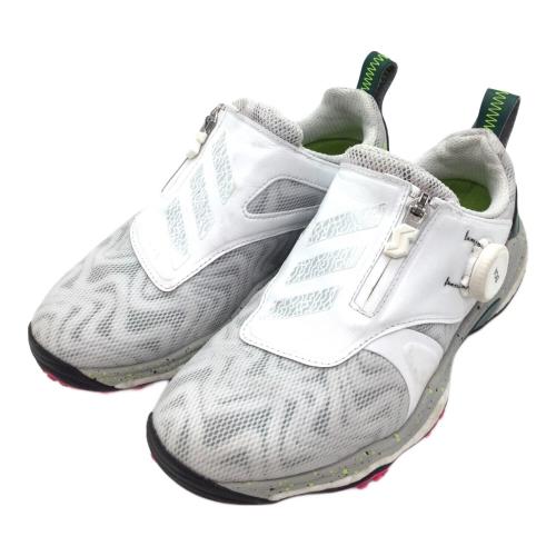 adidas (アディダス) ゴルフシューズ IG8751 コードカオス 25 BOA レディース SIZE 22.5cm ホワイト×グリーン