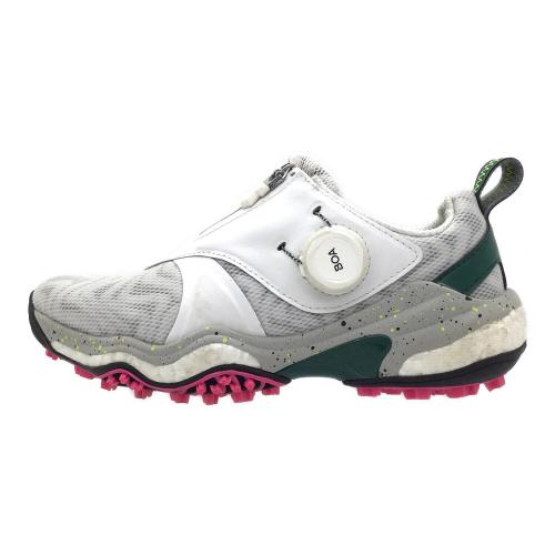 adidas (アディダス) ゴルフシューズ IG8751 コードカオス 25 BOA レディース SIZE 22.5cm ホワイト×グリーン
