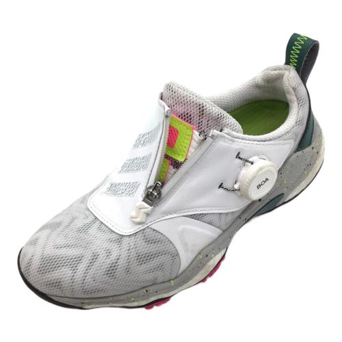 adidas (アディダス) ゴルフシューズ IG8751 コードカオス 25 BOA レディース SIZE 22.5cm ホワイト×グリーン