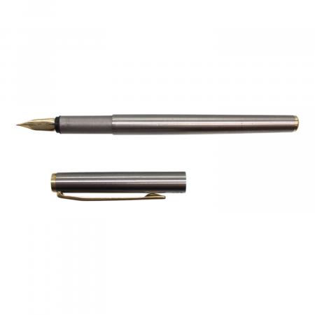 MONTBLANC (モンブラン) 万年筆 ペン先14K シルバー×ゴールド