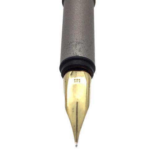 MONTBLANC (モンブラン) 万年筆 ペン先14K シルバー×ゴールド
