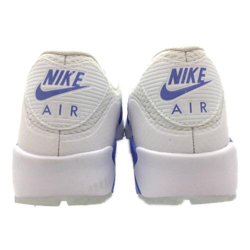 NIKE (ナイキ) ゴルフシューズ HV9305-100 エア マックス 90 G ゴルフシューズ メンズ SIZE 28.5cm ホワイト×パープル