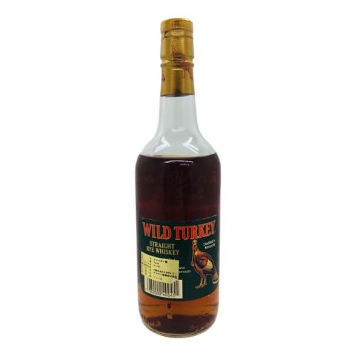WILD TURKEY STRAIGHT RYE ウィスキー 旧ボトル 750ml