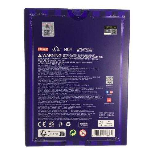 POP MART (ポップマート) SKULLPANDA x Wednesday ぬいぐるみ (ネヴァーモア学園制服バージョン) ヌイグルミ