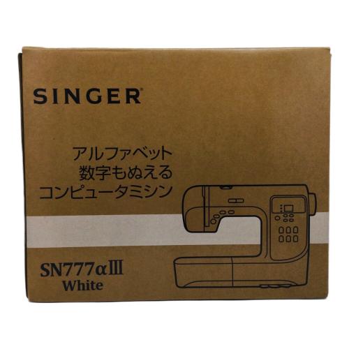 SINGER (シンガー) 電子ミシン SN777αⅢ