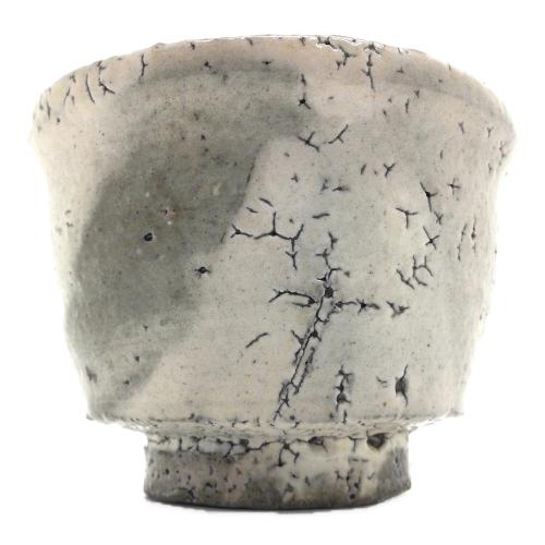 粉引ぐい呑み 不東庵 細川護煕