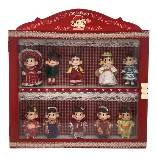 ペコちゃん (ペコチャン) キーホルダー 10体セット IDOL*PEKO レトロホビー