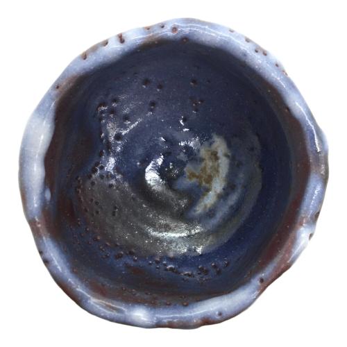 美濃焼(ミノヤキ) 盃 白群志野割高台 林正太郎