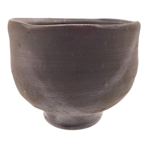 備前焼(ビゼンヤキ) ぐい呑み 人間国宝：藤原雄 備前酒杯