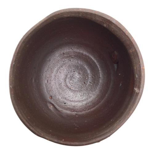 備前焼(ビゼンヤキ) ぐい呑み 人間国宝：藤原雄 備前酒杯