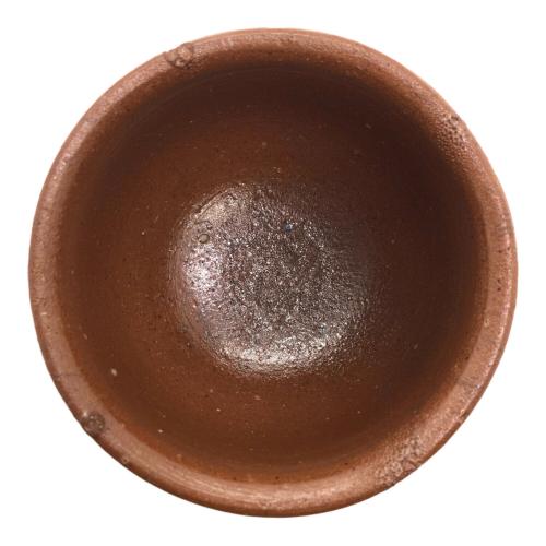 備前焼(ビゼンヤキ) ぐい呑み 人間国宝：藤原雄 備前酒杯