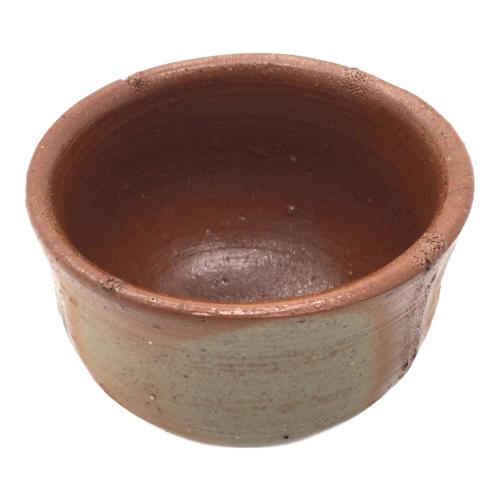 備前焼(ビゼンヤキ) ぐい呑み 人間国宝：藤原雄 備前酒杯