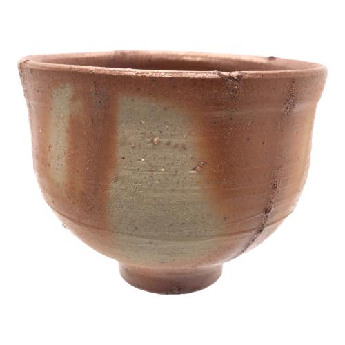 備前焼(ビゼンヤキ) ぐい呑み 人間国宝：藤原雄 備前酒杯