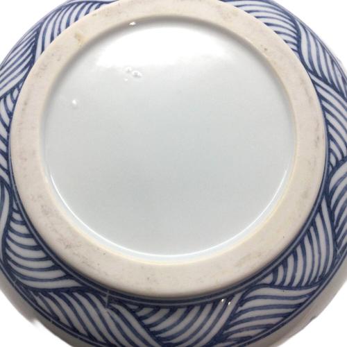 水指 染付 近江八景