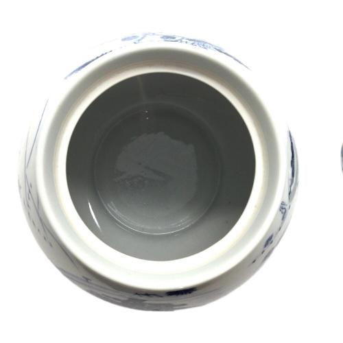 水指 染付 近江八景