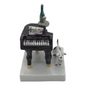 Meissen (マイセン) フィギュリン ピアノと犬