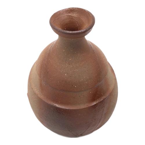 備前焼 (ビゼンヤキ) 徳利 藤原雄