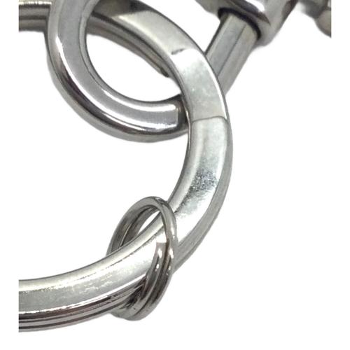 BOTTEGA VENETA (ボッテガベネタ) イントレチャートネックストラップ ブラウン×シルバー