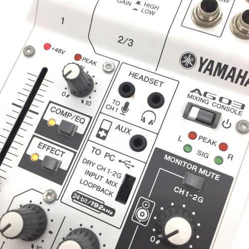 YAMAHA (ヤマハ) ウェブキャスティングミキサー AG03