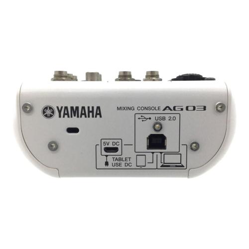 YAMAHA (ヤマハ) ウェブキャスティングミキサー AG03