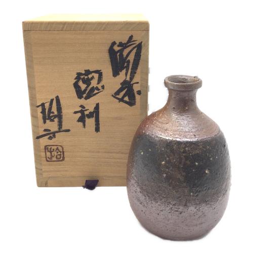 備前焼 (ビゼンヤキ) 徳利 原田拾六
