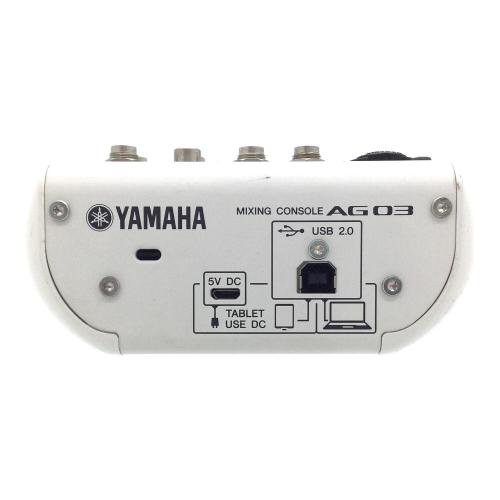 YAMAHA (ヤマハ) ウェブキャスティングミキサー AG03