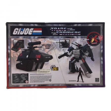 トランスフォーマー GIジョーコラボ メガトロン　H.I.S.S バロネス　2 Hasbro(ハズブロ) メガトロンH.I.S.S.タンク＆バロネス フィギュア