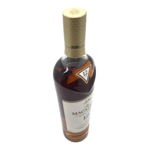 マッカラン (MACALLAN) シェリーオークカスク スコッチウィスキー 12年 700ml