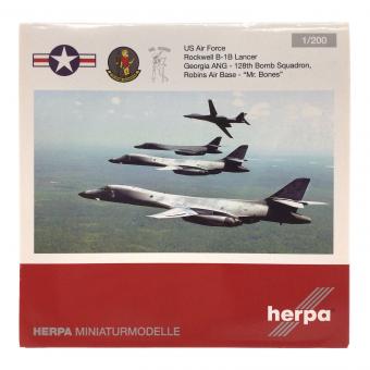 herpa (ヘルパ) B-1B アメリカ空軍 128th 爆撃飛行隊 “Mr.Bones” 模型