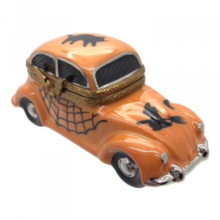 Limoges (リモージュ) リモージュボックス ミニカー オレンジ 黒猫