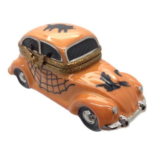 Limoges (リモージュ) リモージュボックス ミニカー オレンジ 黒猫