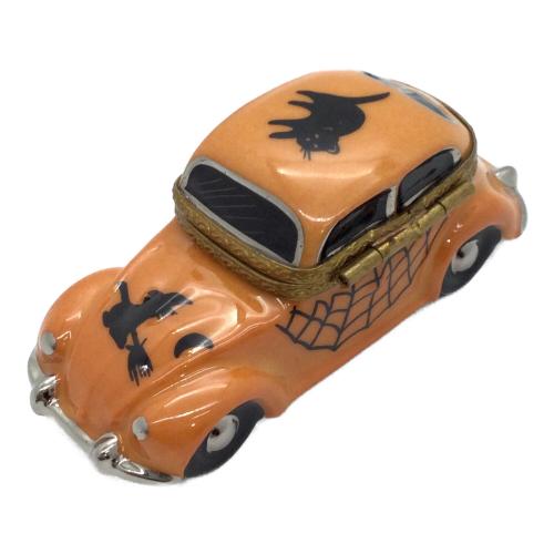 Limoges (リモージュ) リモージュボックス ミニカー オレンジ 黒猫