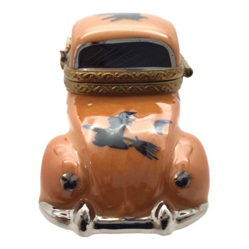 Limoges (リモージュ) リモージュボックス ミニカー オレンジ 黒猫