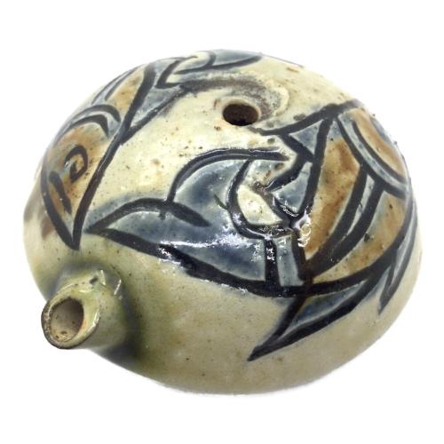 壺屋焼 (ツボヤヤキ) 魚文水滴 金城次郎
