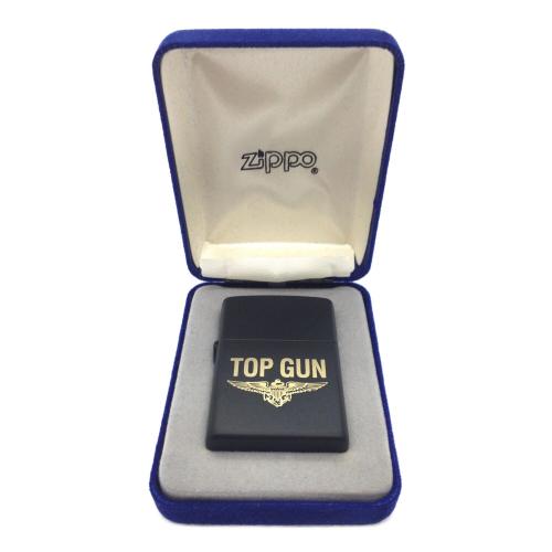 ZIPPO (ジッポ) オイルライター 2000年製 TOP GUN ブラック