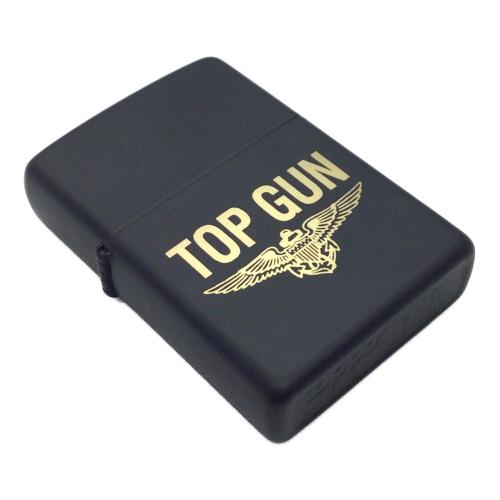 ZIPPO (ジッポ) オイルライター 2000年製 TOP GUN ブラック