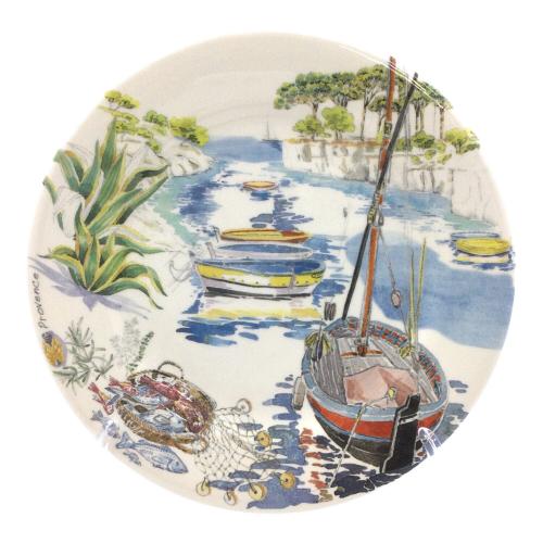 Gien (ジアン) 皿 南フランス プロヴァンス地方情景