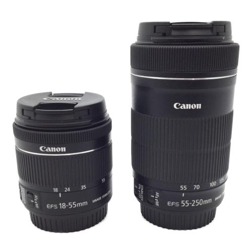 CANON (キヤノン) デジタル一眼レフカメラ EOS kiss X9 レンズキズ有 ダブルズームキット
