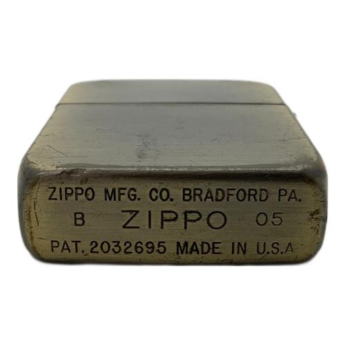 ZIPPO (ジッポ) オイルライター 2005年製 1941 REPLICA GUARANTEE