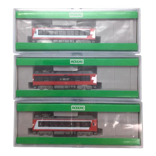 MODEMO(モデモ) 箱根登山鉄道2000形 グレッシャー・エクスプレス塗装 3両セット 模型