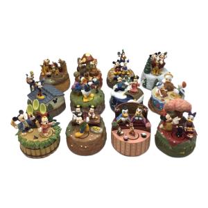 DISNEY(ディズニー) オルゴール ベルメゾン 12ヵ月分セット ディズニーグッズ ※7月・10月接着ハガレ有