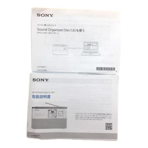 SONY (ソニー) ポータブルラジオレコーダー ICZ-R260TV
