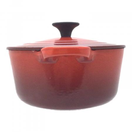LE CREUSET(ルクルーゼ) 容器 レッド ココット・ロンド 18