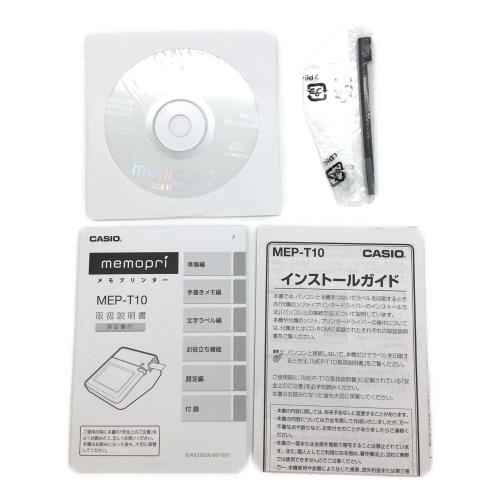 CASIO (カシオ) memopri MEP-T10 ラベルプリンター
