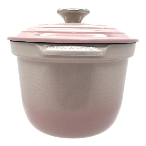 LE CREUSET (ルクルーゼ) ココット・エブリィ18 ピンク