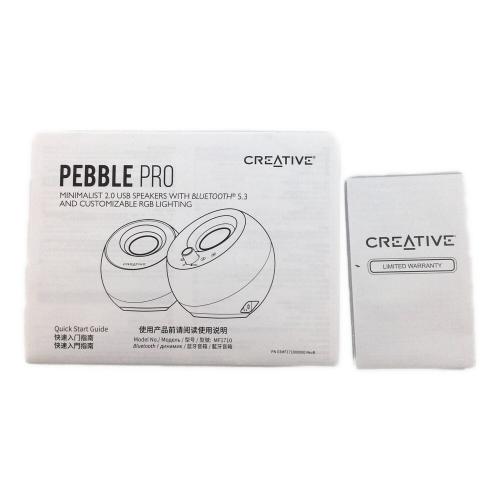 Creative (クリエイティブ) ペアスピーカー PEBBLE PRO